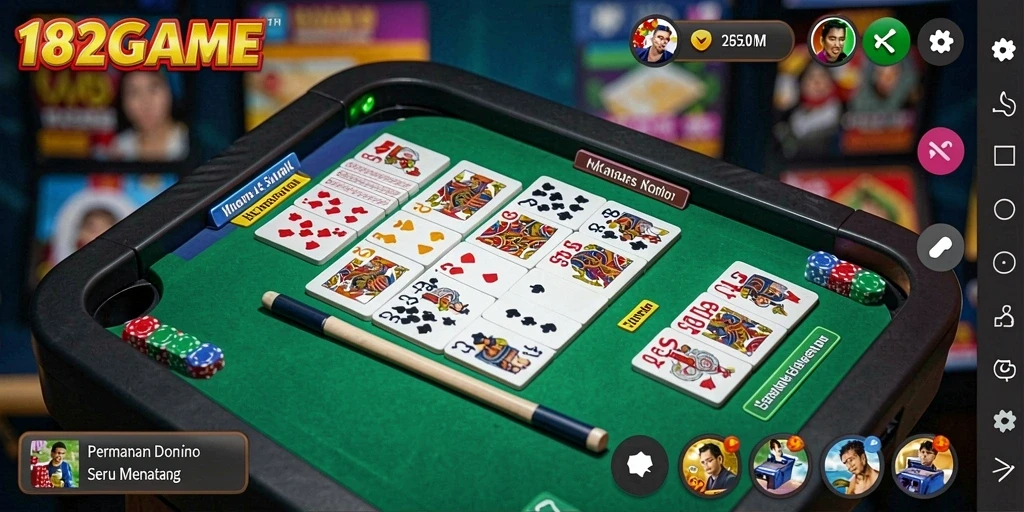 Tampilan gameplay seru dari 182GAME yang penuh warna.