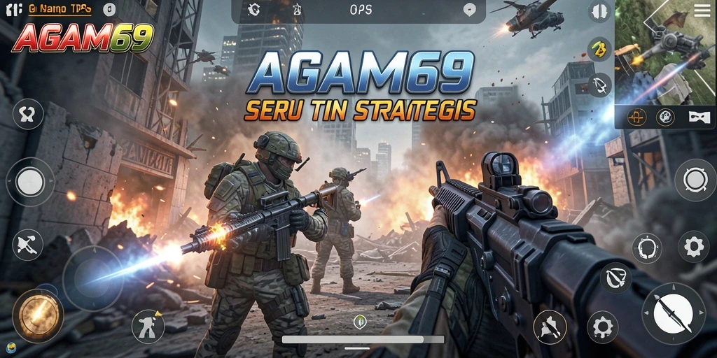 Tangkapan layar menunjukkan aksi seru dalam pertempuran TPS AGAM69.