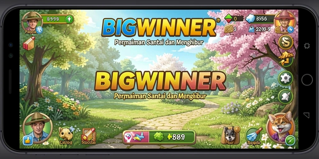 Tampilan gameplay seru dan menarik dari BIGWINNER.