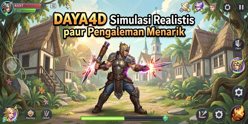 Screenshot dari gameplay simulasi yang menarik di DAYA4D.