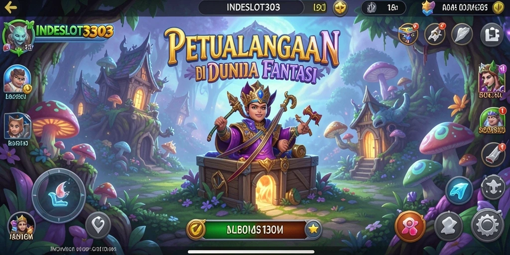 Tangkapan layar INDESLOT303 menampilkan petualangan seru dalam dunia fantastis.