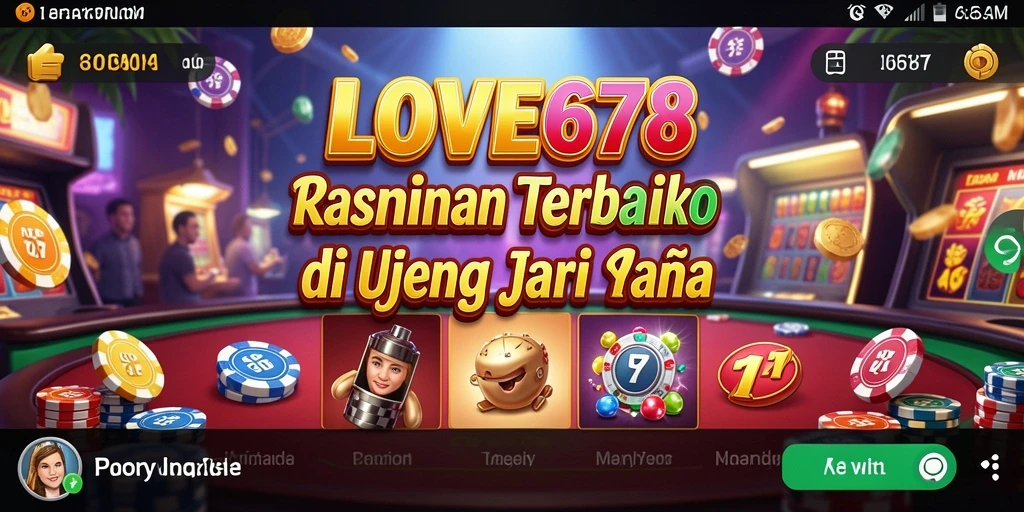 Screenshot menunjukkan gameplay seru di LOVE678, permainan Kasino menarik.