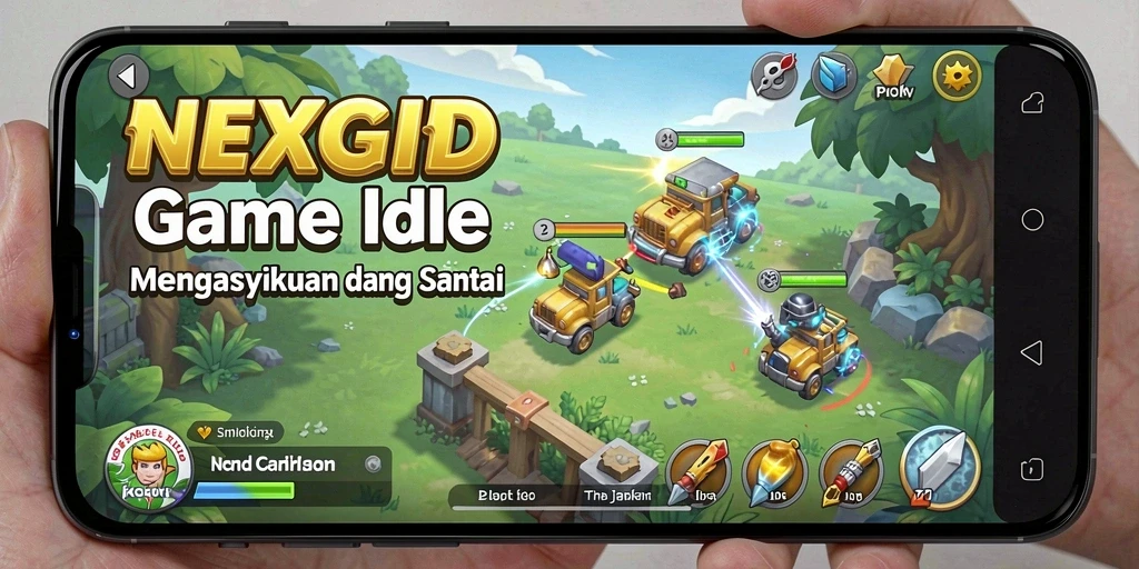Screenshot gameplay NEXGID yang menunjukkan aksi menarik dalam permainan Idle.