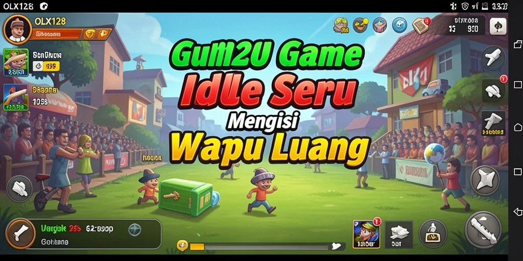 Tampilan screenshot utama OLX128 menunjukkan gameplay yang menarik dan interaktif.